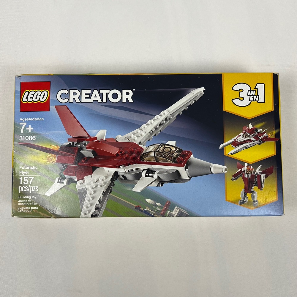 LEGO Creator Futuristic Flyer 31086 3-in-1 Jet Spaceship Robot New In Box